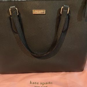 Like new! Black Matte Leather Kate Spade purse